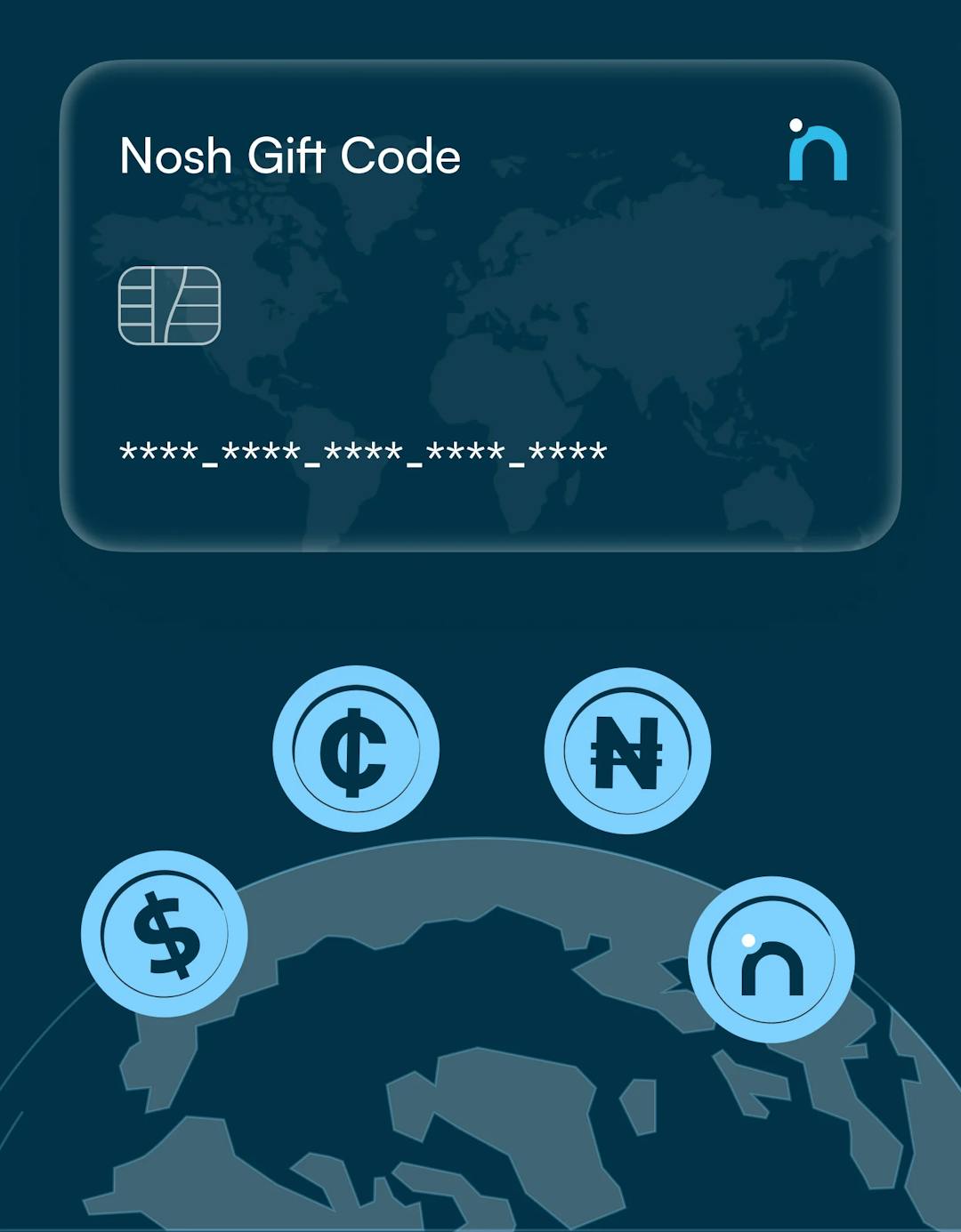 nosh gift code card